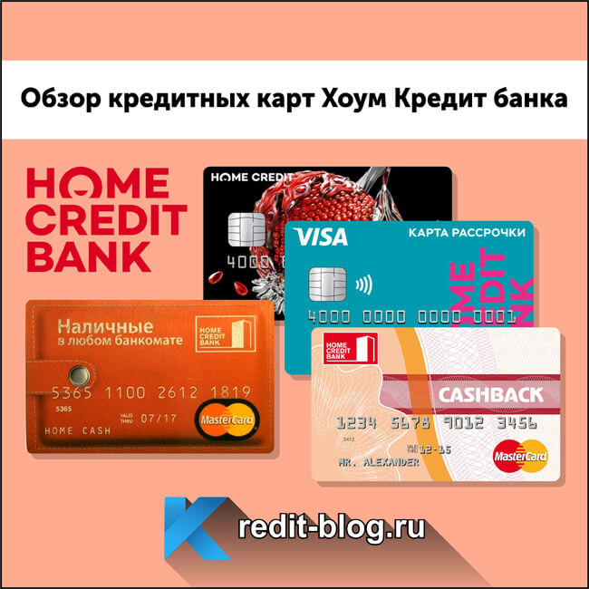 кредитная карта от банка хоум кредит условия пользования