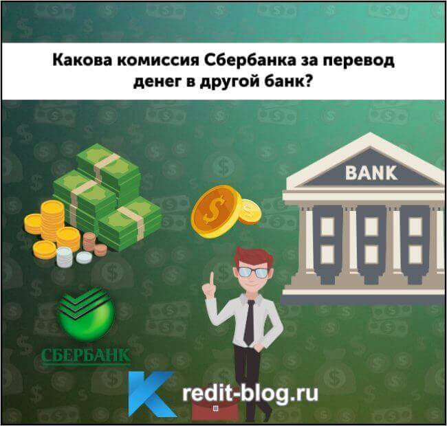комиссия сбербанка при переводе в другой банк